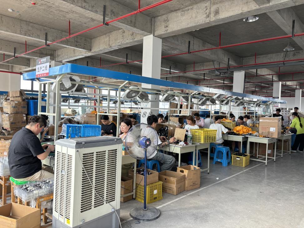 Production line overview — automotive accessories assembly