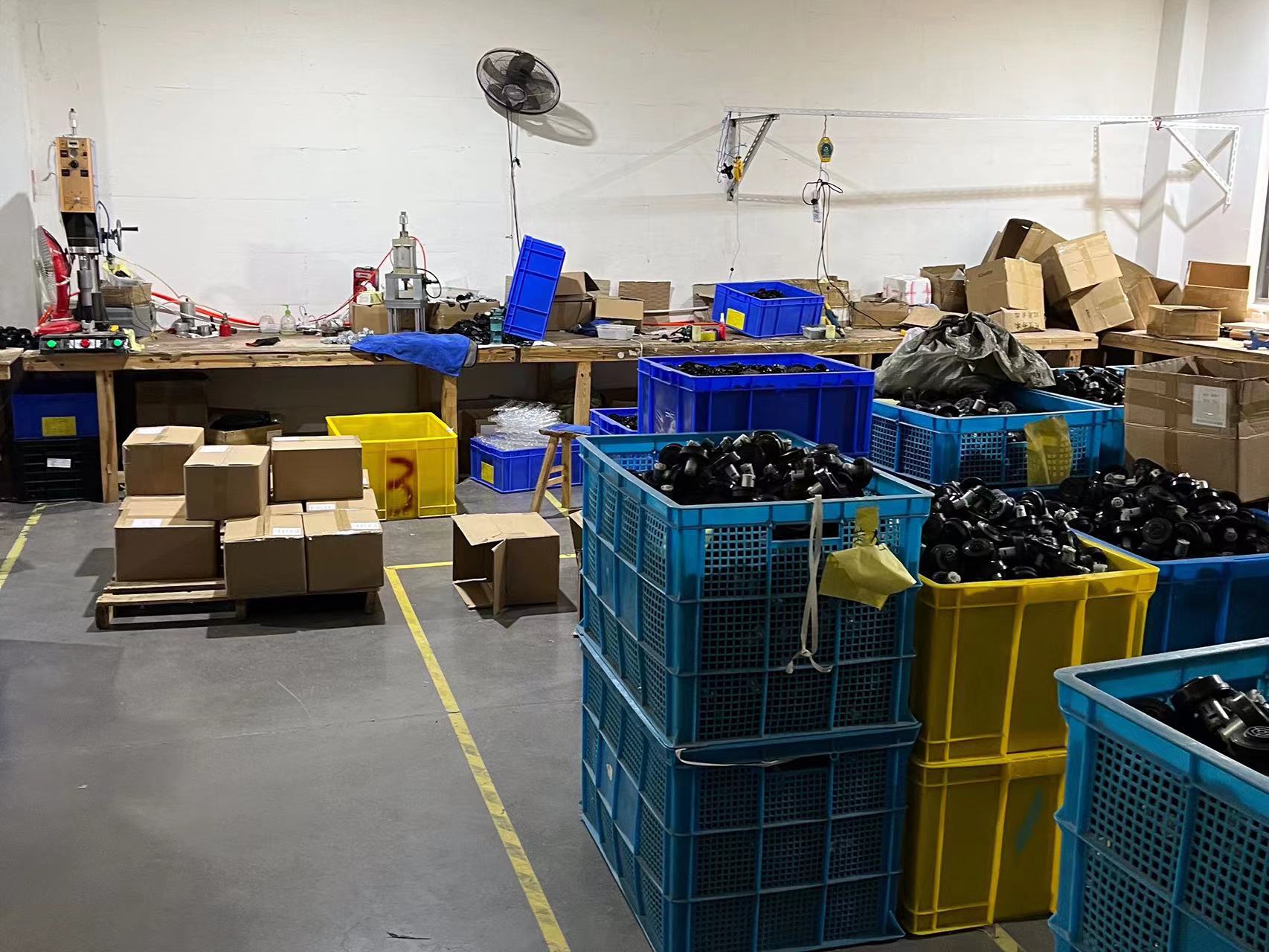 Packing area — careful product packaging for export