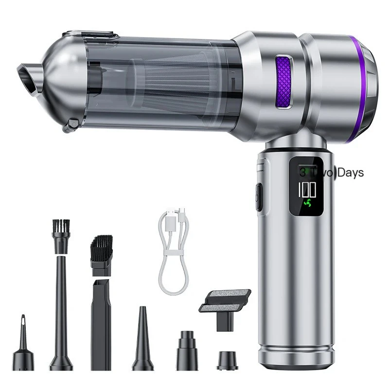 CV-008 Handheld Car Vacuum — High-Performance (OEM Support) 5