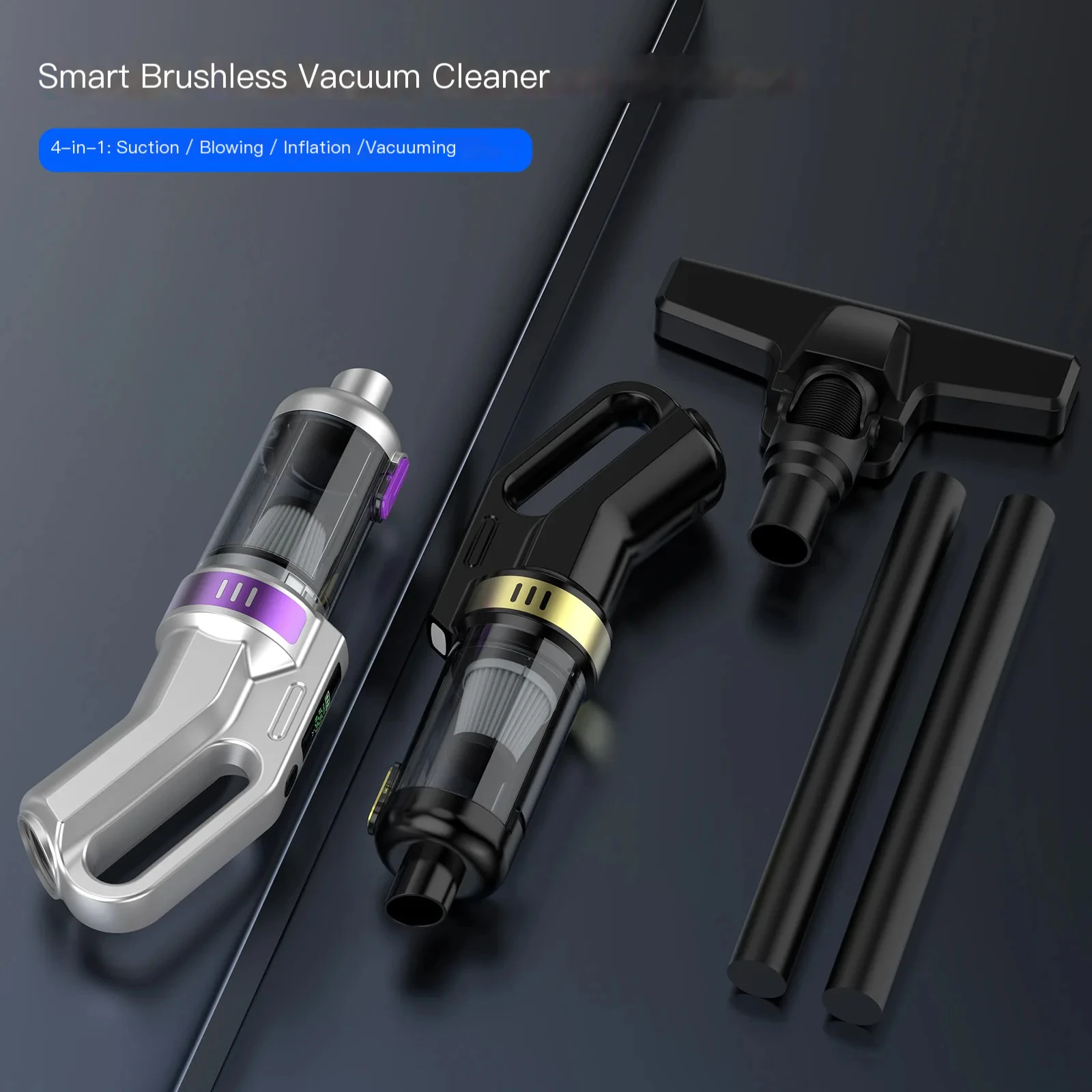 CV-009 Smart Brushless Car Vacuum — 20000PA 4-in-1 Cordless (Hot Model) 5