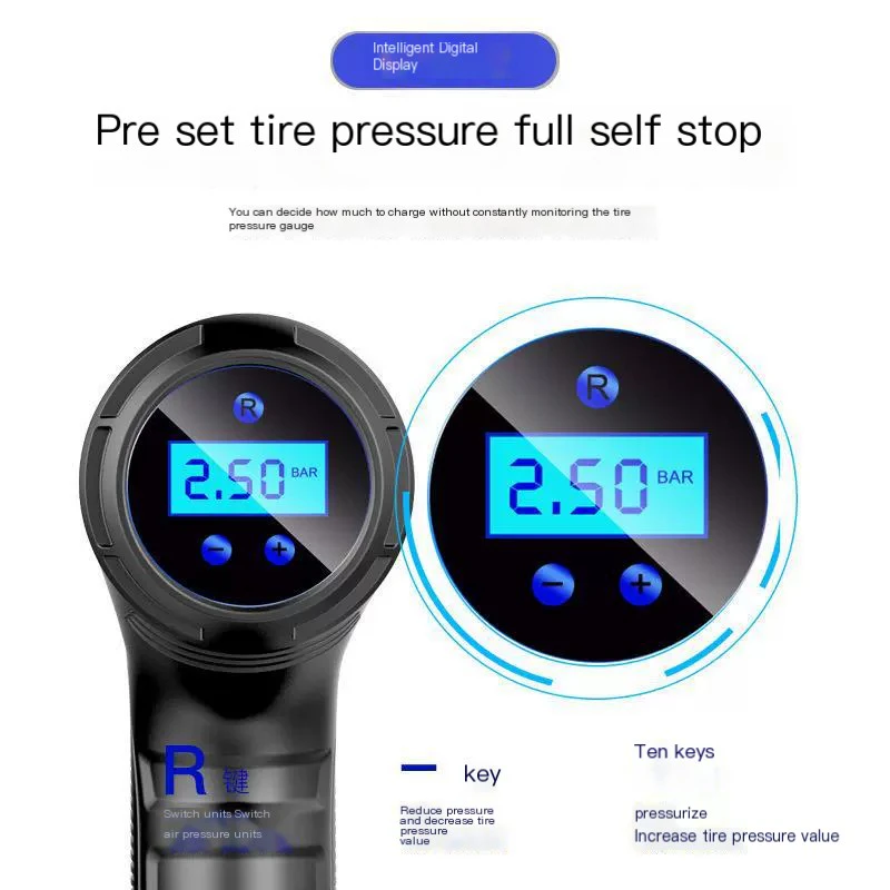 High-Suction Inflate Combo Car Vacuum Cleaner 2
