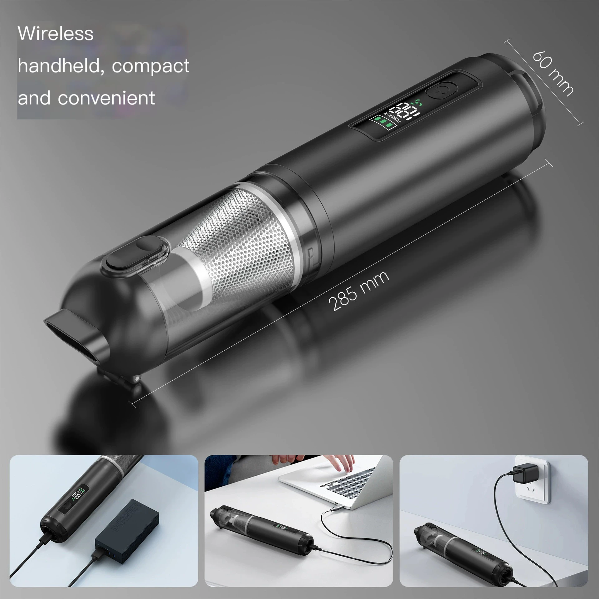 Brushless High-Power Wireless Car Vacuum Cleaner 3