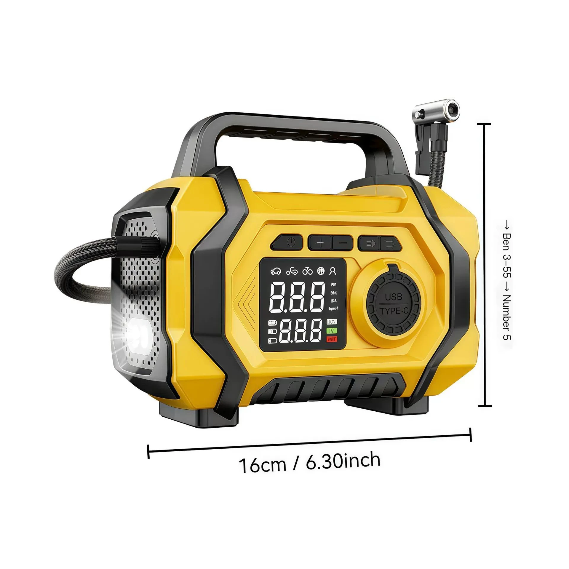 High-Power High-Suction Handheld Car Vacuum Cleaner 4
