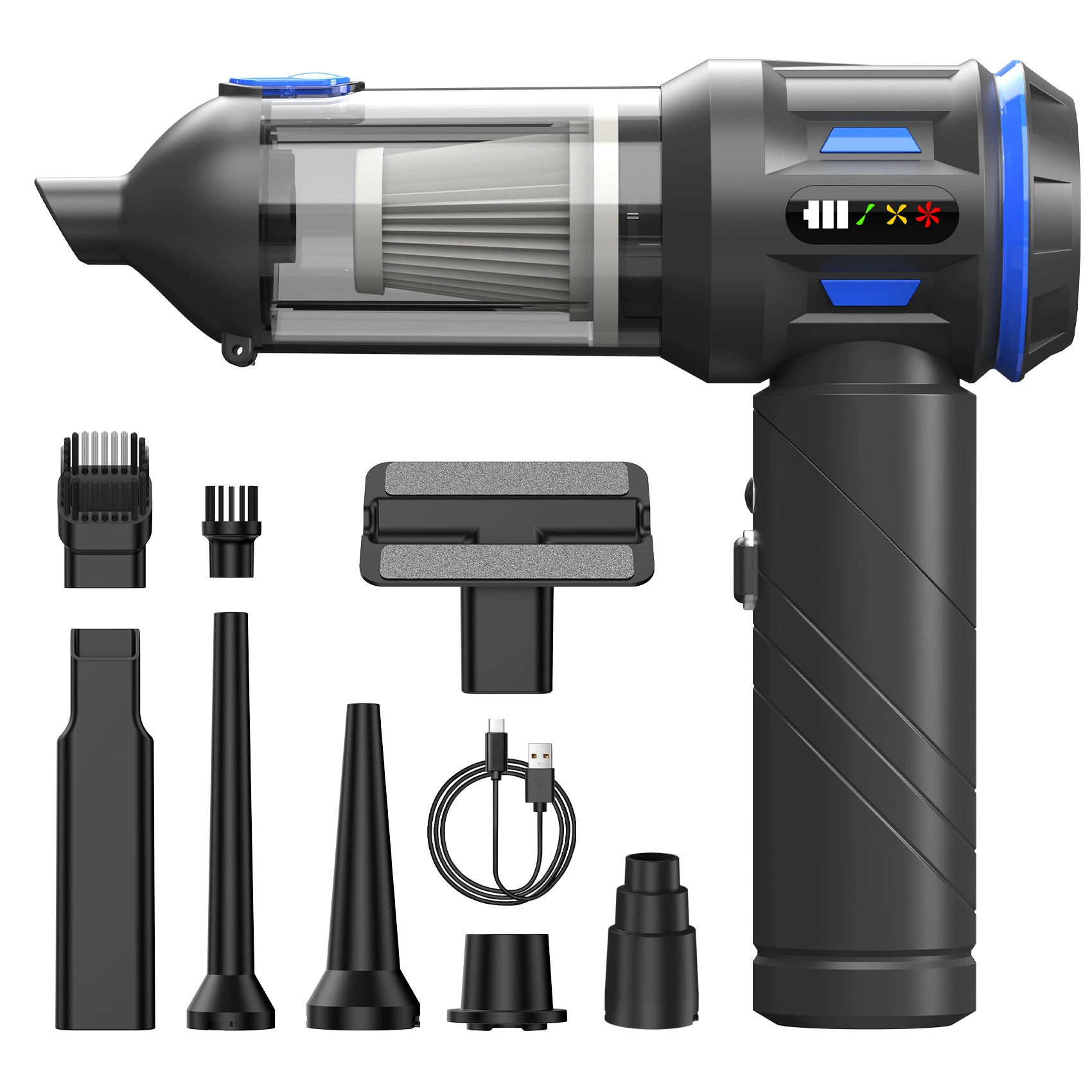 High-Power High-Suction Handheld Car Vacuum Cleaner 2
