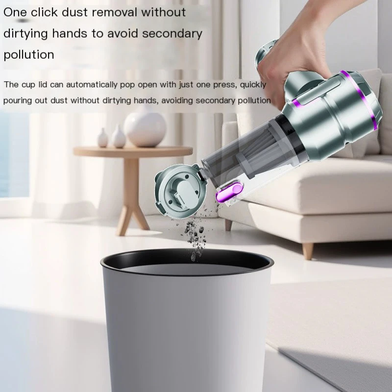 Brushless High-Suction Wireless Car Vacuum Cleaner 4