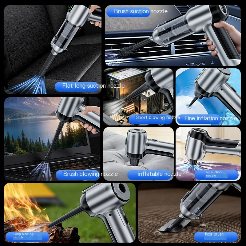 High-Power Wireless Vacuum & Blow Car Vacuum Cleaner 2