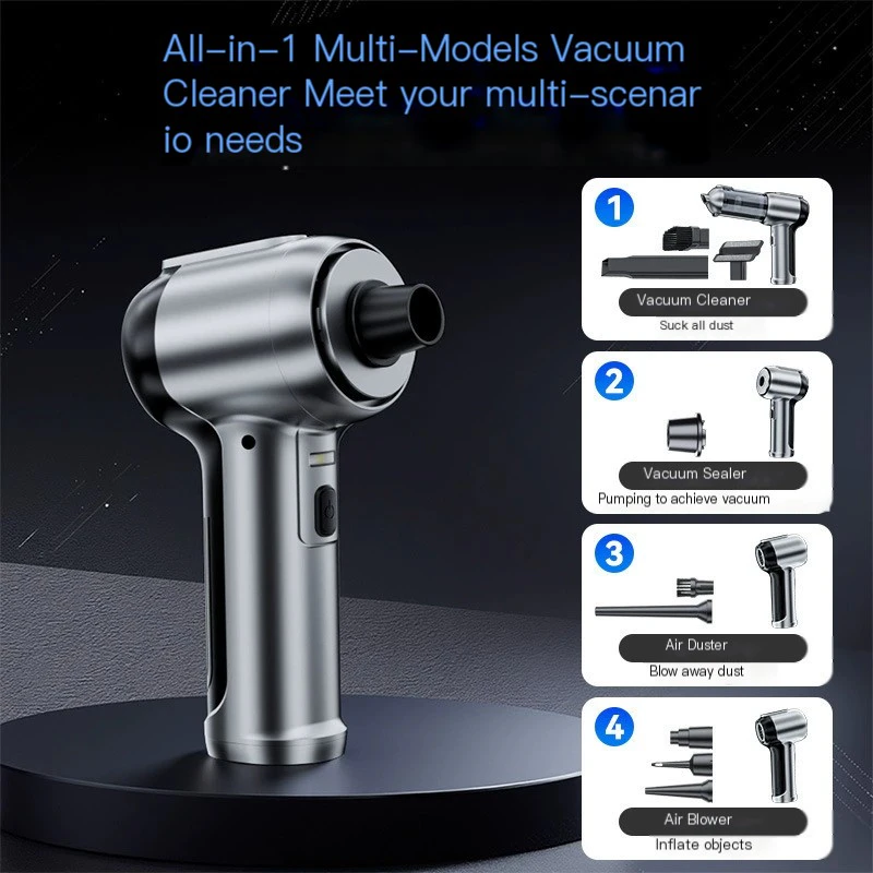 High-Power Wireless Vacuum & Blow Car Vacuum Cleaner 3