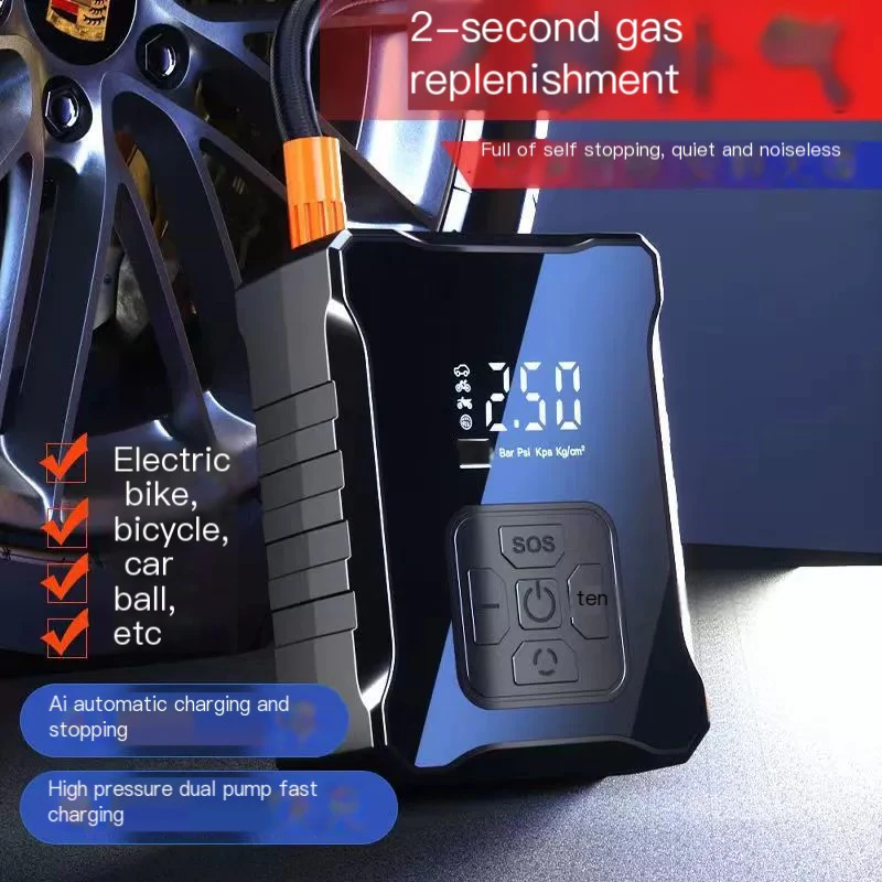 High-Suction Wireless Inflate Combo Car Vacuum Cleaner 2