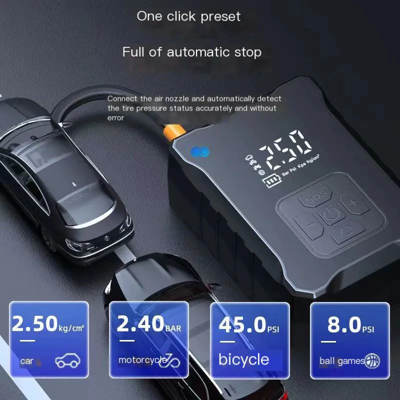 High-Suction Wireless Inflate Combo Car Vacuum Cleaner 3