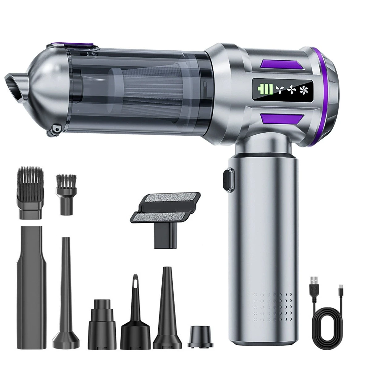Brushless High-Suction Car Vacuum Cleaner 5