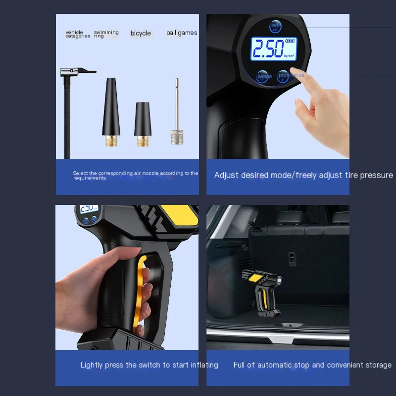 High-Power Wireless Vacuum & Blow Car Vacuum Cleaner 4