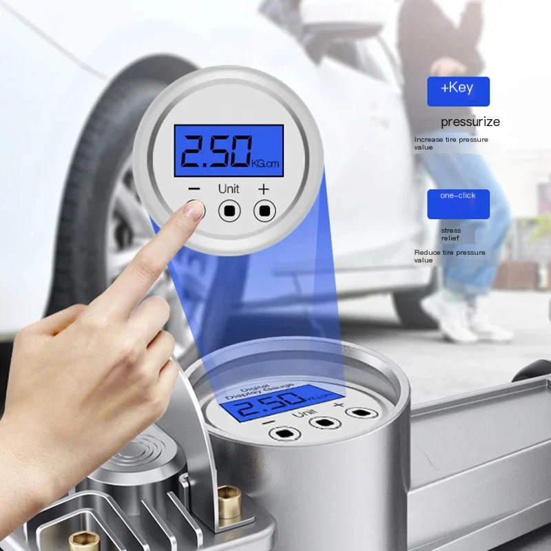 TI-002 Cordless Tire Inflator — High-Performance (OEM Support) 3