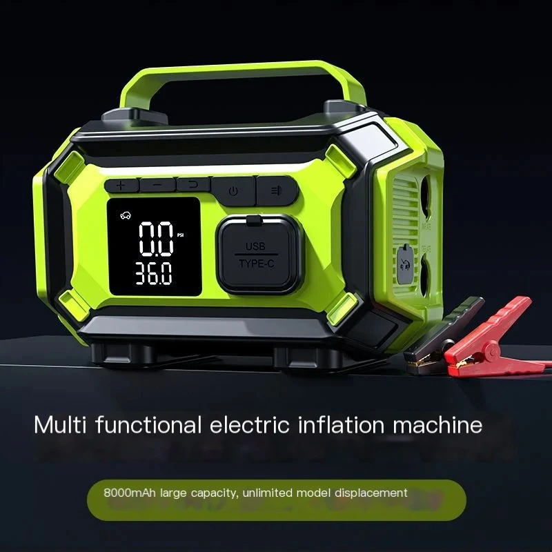 12V All-in-One Jump Starter & Tire Inflator Combo
