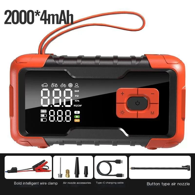 All-in-One Jump Starter & Tire Inflator Combo 5