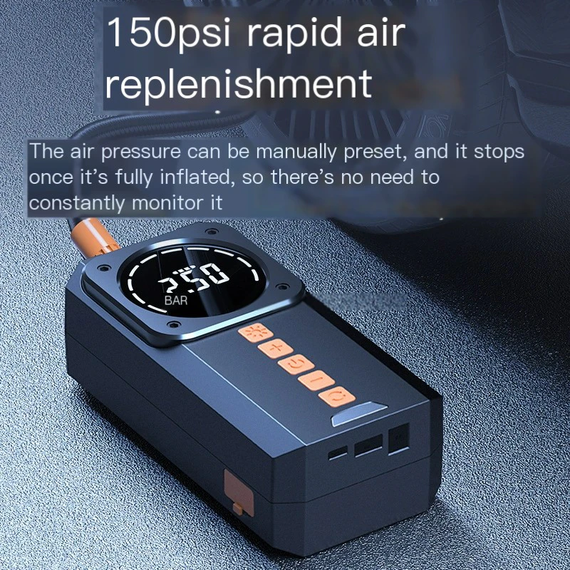 Wireless Fast-Charge High-Pressure Tire Inflator 5