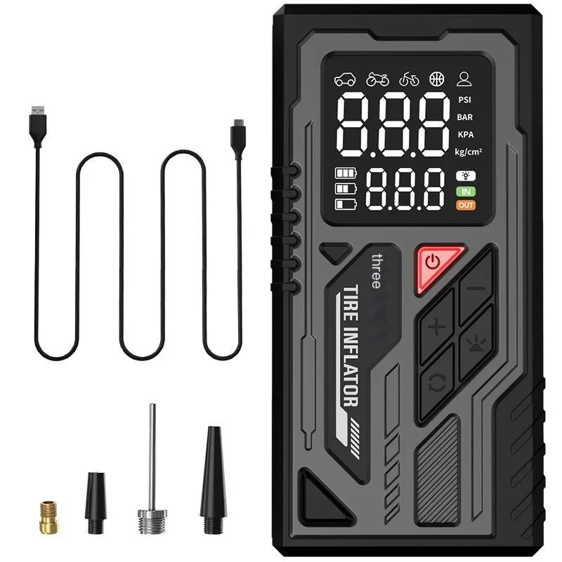 High-Power Wireless Digital Display Tire Inflator 5
