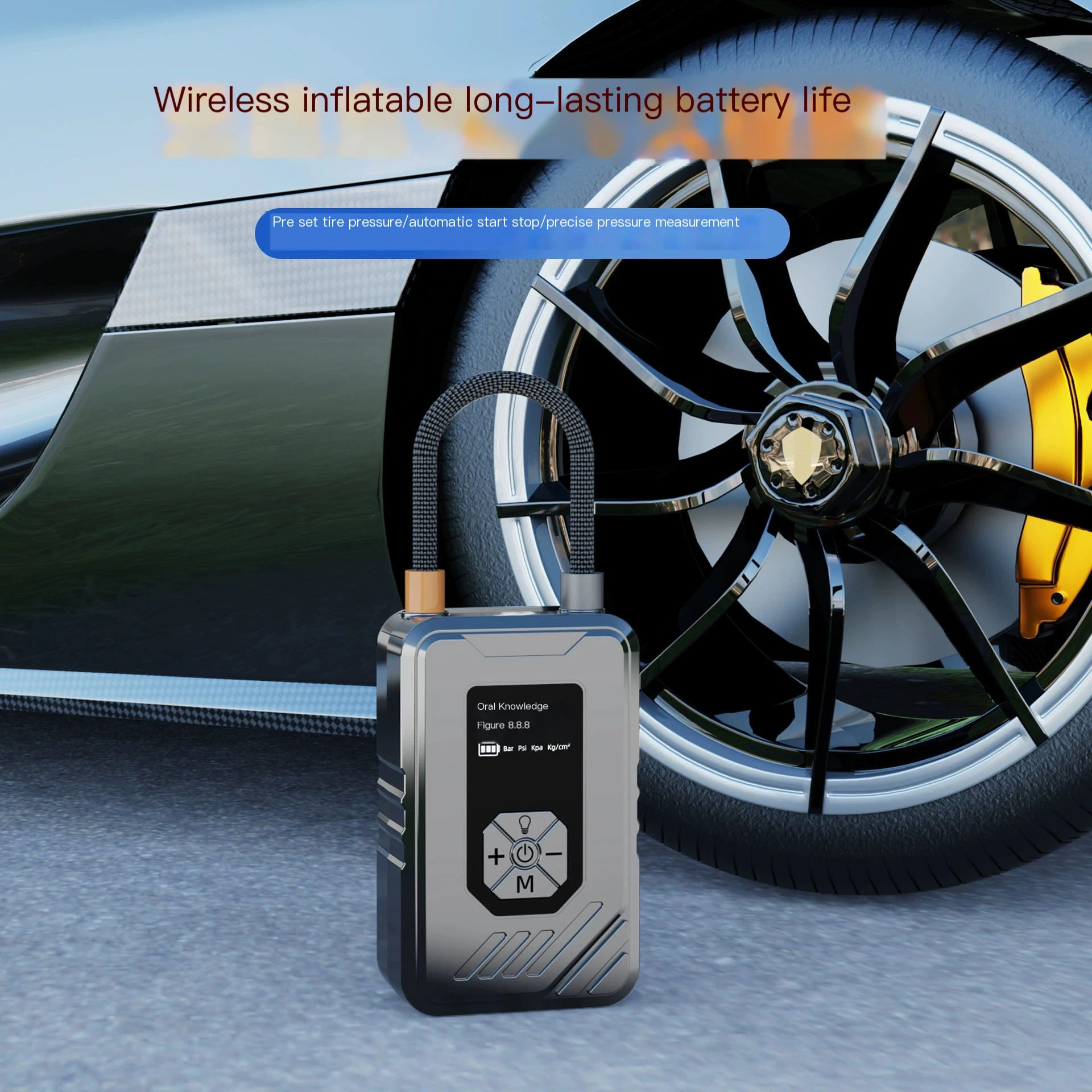 Wireless Digital Display Multi-Function Tire Inflator 2