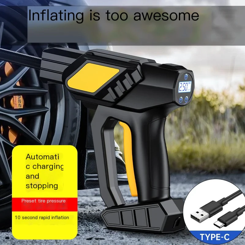 Wireless High-Pressure Tire Inflator