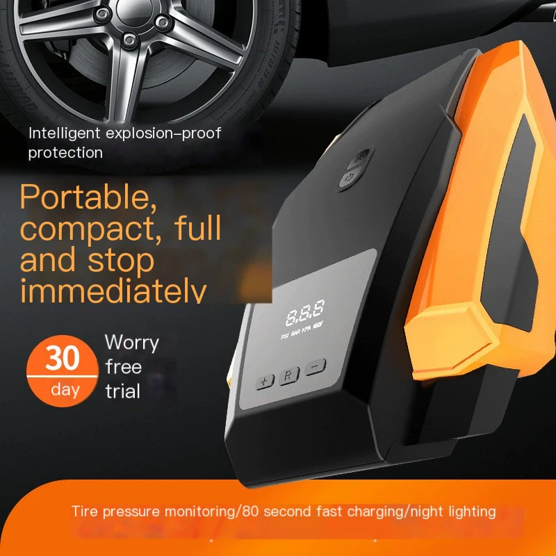 12V Digital Display Dual-Cylinder Tire Inflator 3