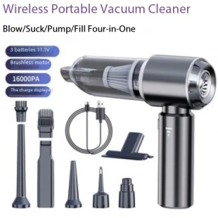 Brushless Wireless Vacuum & Blow Car Vacuum Cleaner