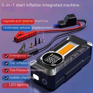 All-in-One Jump Starter & Tire Inflator Combo