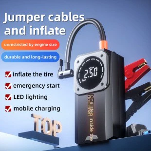 All-in-One Jump Starter & Tire Inflator Combo