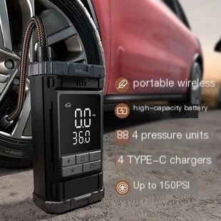 Wireless Fast-Charge High-Pressure Tire Inflator