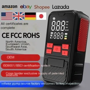 High-Power Wireless Digital Display Tire Inflator