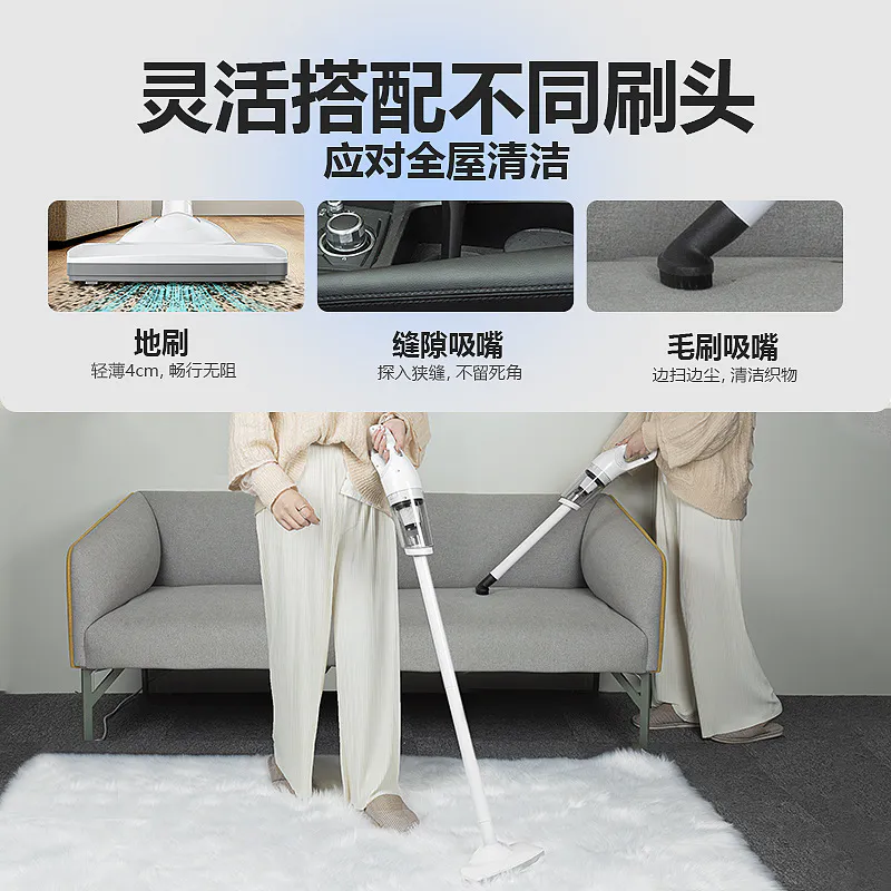 Brushless High-Power Wireless Car Vacuum Cleaner 4